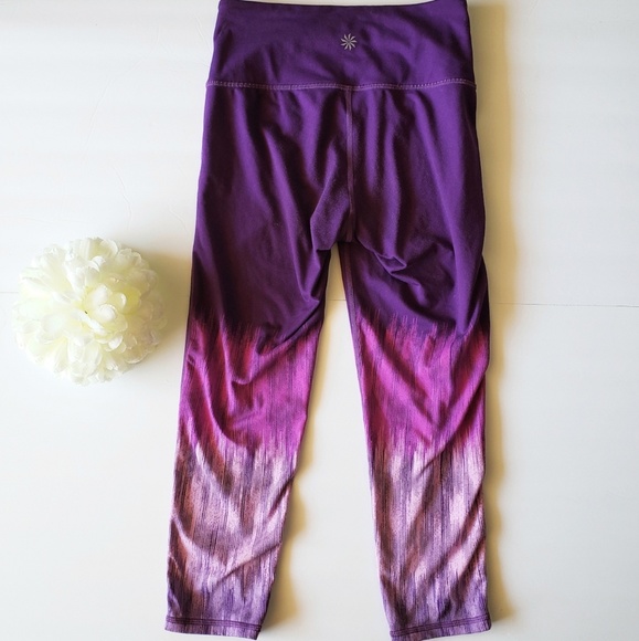 Athleta Purple Lightning Chaturanga Capri XXS - Picture 3 of 8
